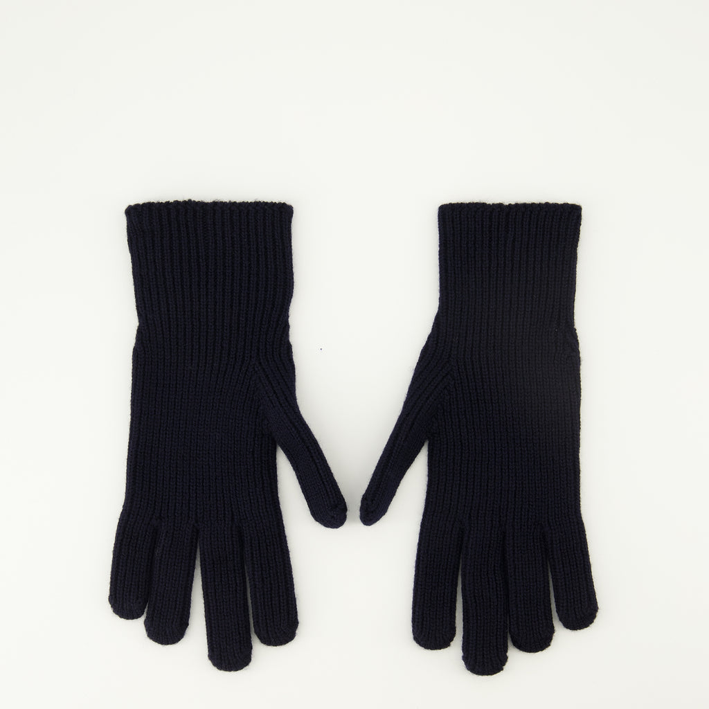 Image de l'article Gants en laine de la marque Moncler pour Homme - Saison Automne-Hiver 2025 - Vue de Dos
