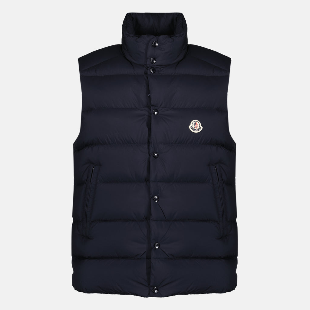 Vestes Tibb Ärmellose Daunenjacke Navy Blau Moncler Bleu foncé Homme
