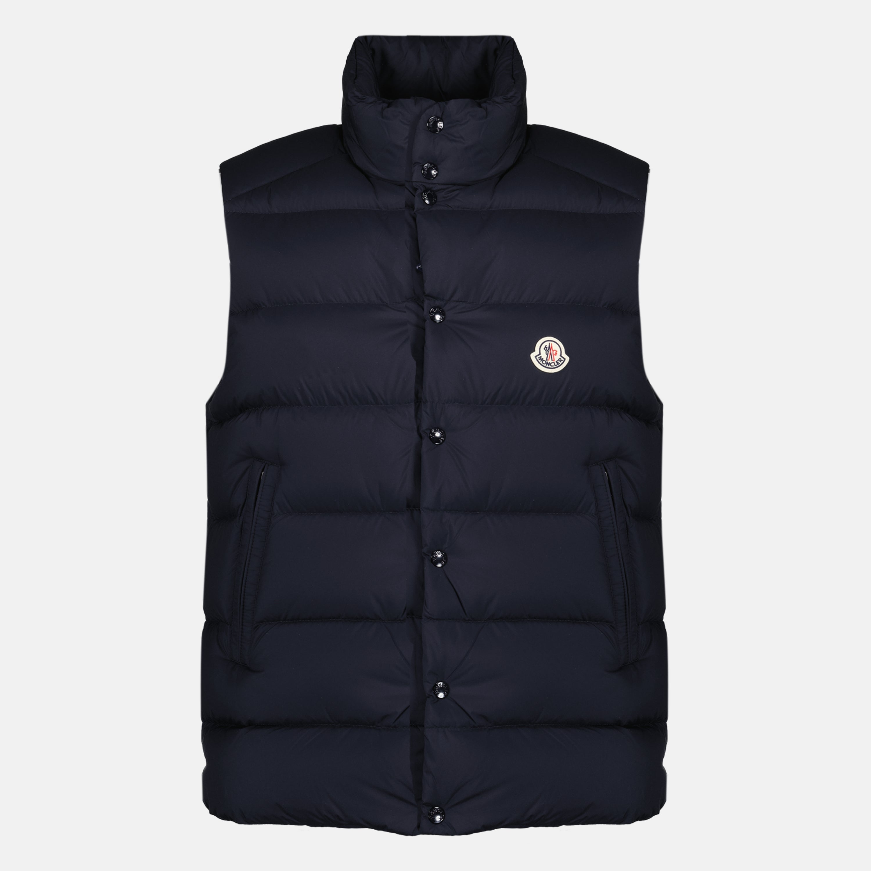 Vestes Tibb Sleeveless Down Jacket Navy Blue Moncler Bleu foncé Homme