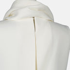 Imagem do Top Loe branco da marca Khaite para Mulheres - Temporada Primavera-Verão 2026 - Vista Detalhada_2
