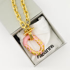 Bijoux Collier XL Link Rabanne Doré Femme