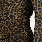 Image de l'article Robe courte en tulle léopard de la marque Saint Laurent pour Femme - Saison Automne-Hiver 2025 - Vue détaillée_1