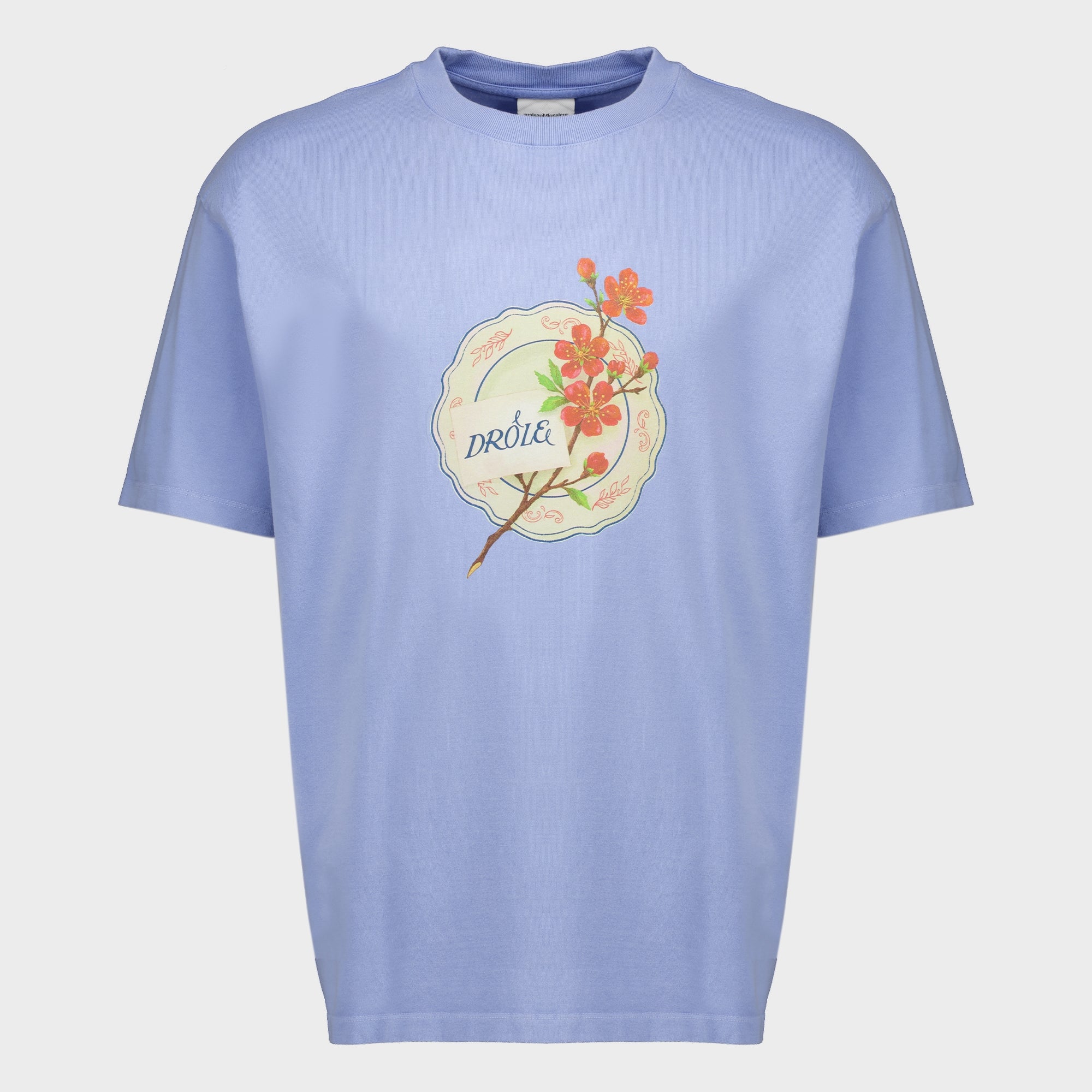 T-shirts T-shirt Drôle Porcelaine bleu Drole De Monsieur Bleu Homme