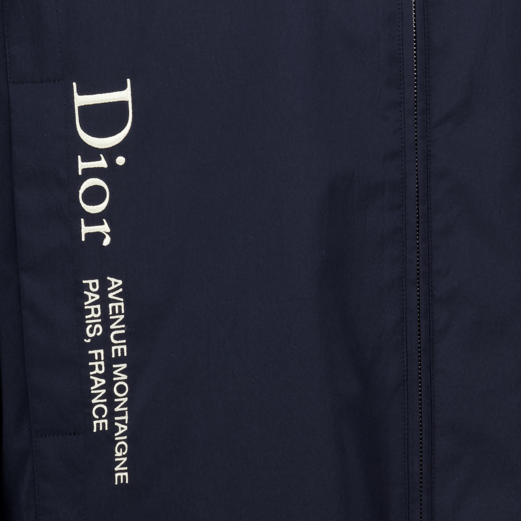 Vestes Montaigne Navy Windbreaker Dior Bleu foncé Homme