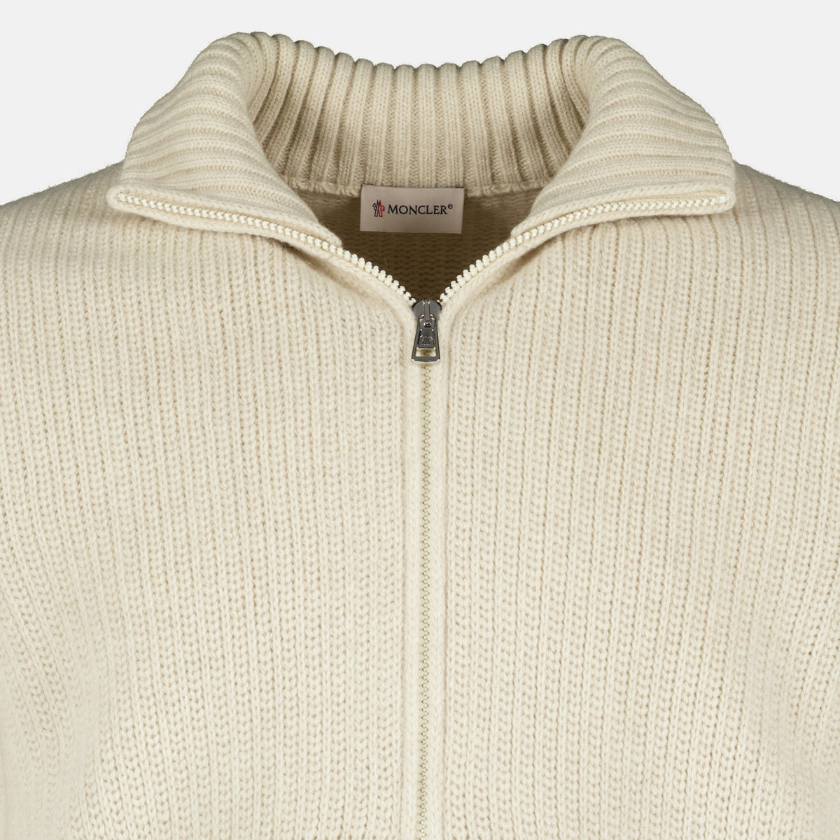 Maille Beige Wollcardigan Moncler Beige Homme