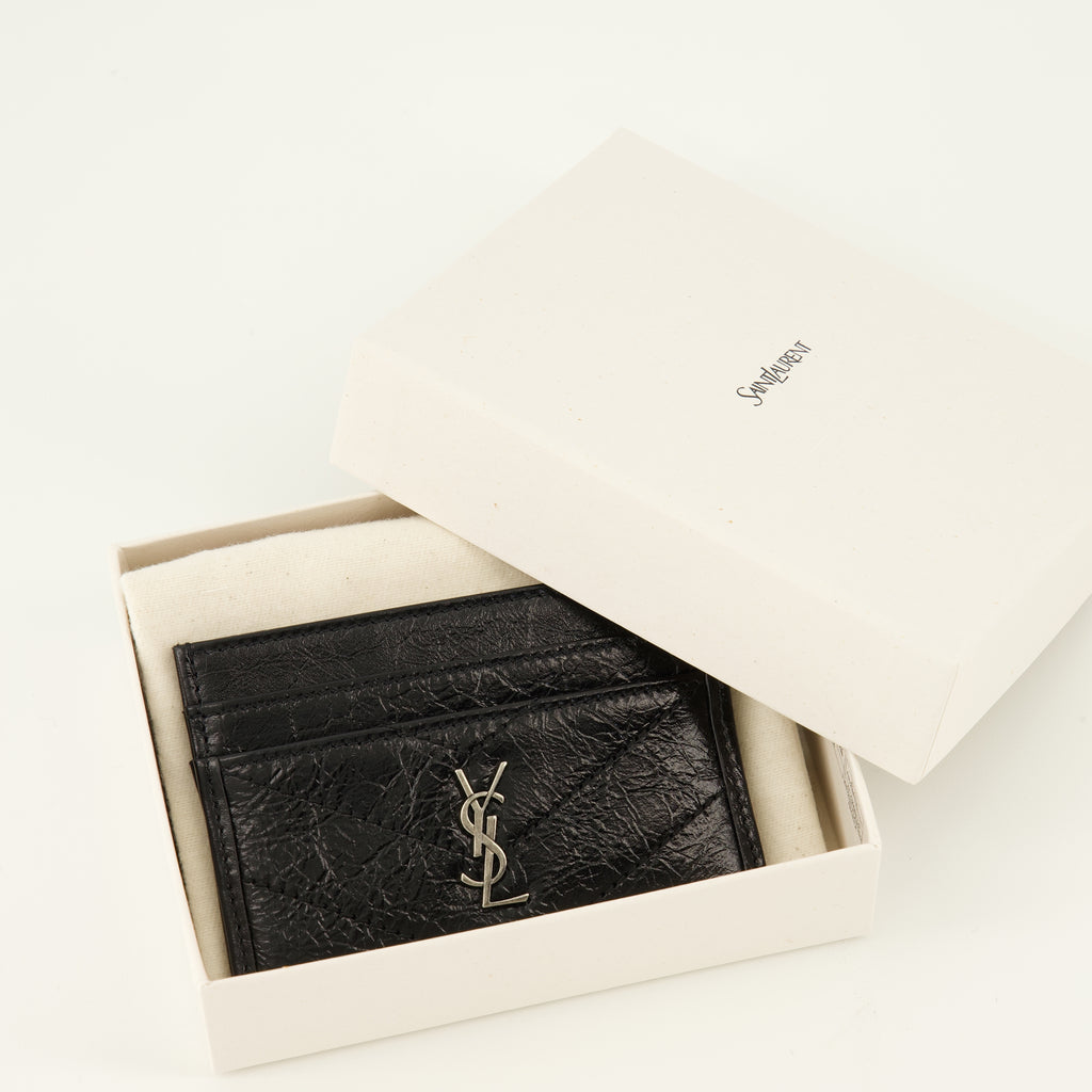 Petite maroquinerie Porte-cartes Niki noir Saint Laurent Noir Femme