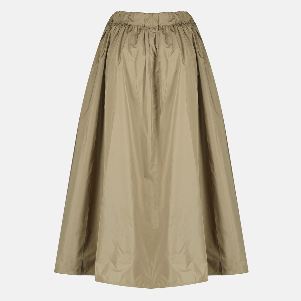 Immagine della gonna midi kaki del marchio Max Mara per donna - Stagione Primavera-Estate 2026 - Vista Posteriore