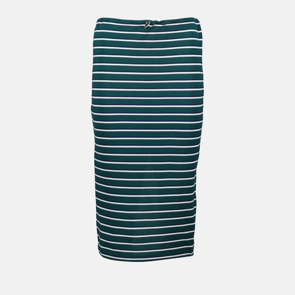 Röcke Jupe rayé Prada Grün Femme
