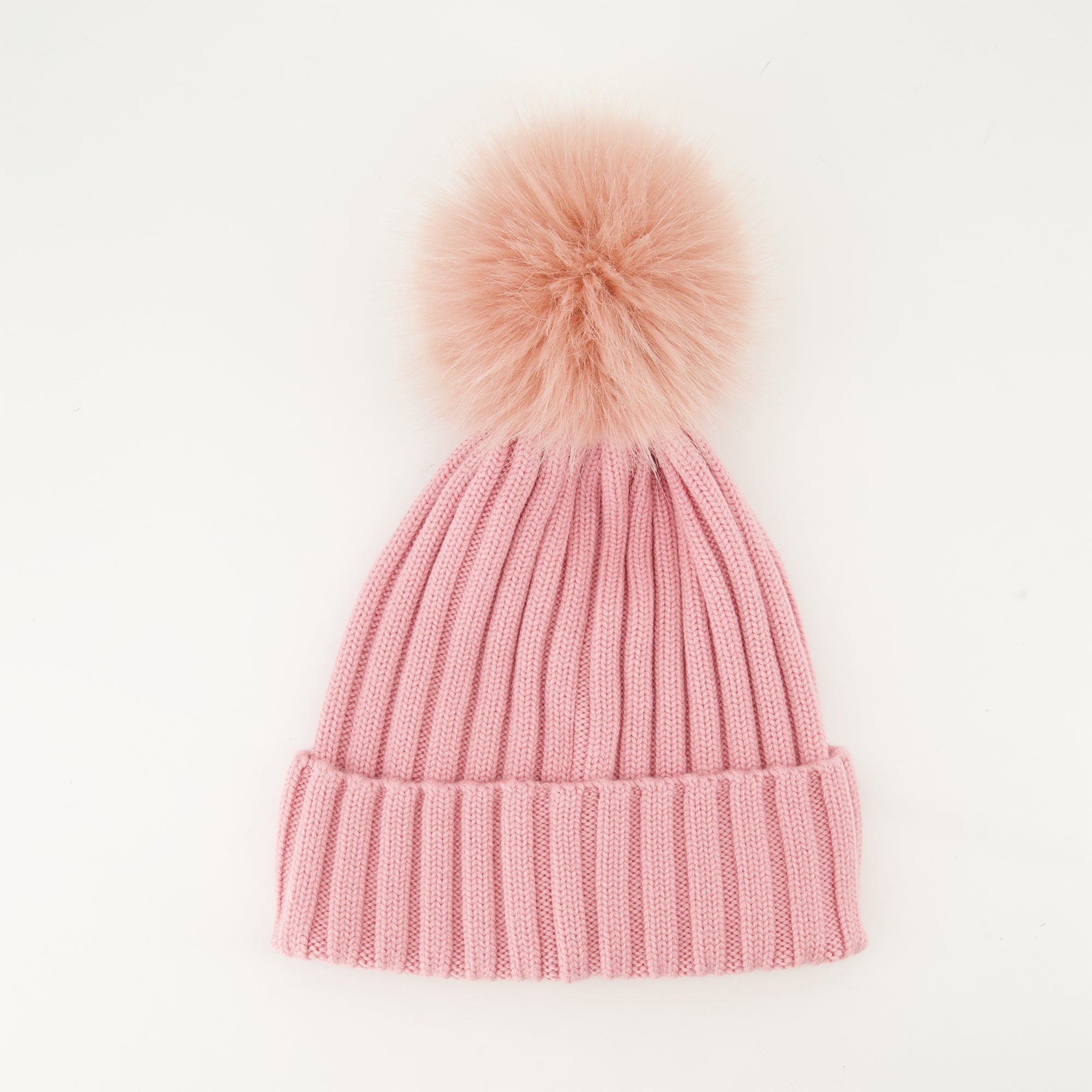 Chapeaux, casquettes et bonnets Bonnet à pompon Moncler Rose Femme
