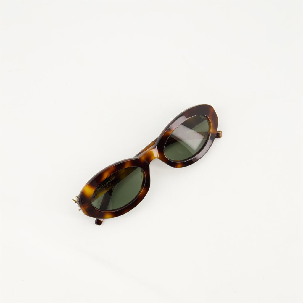 Glasses Lunettes de soleil SL M136 Saint Laurent Brown Unisex