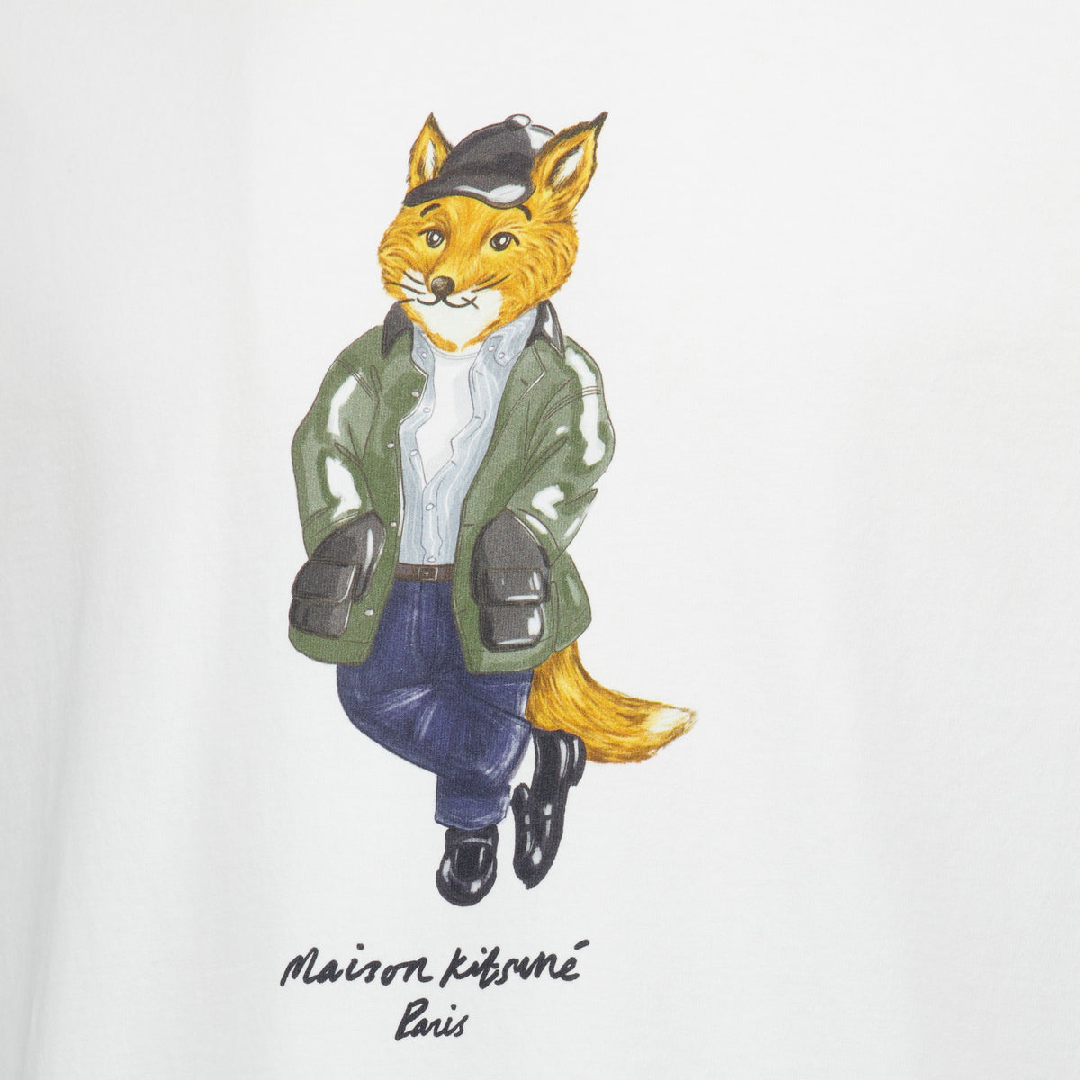 T-shirts T-shirt Weekend Fox blanc Maison Kitsune Blanc Homme