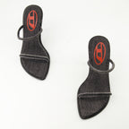 Chaussures ouvertes Sandales à talons D-havanna Sdl Diesel Noir Femme
