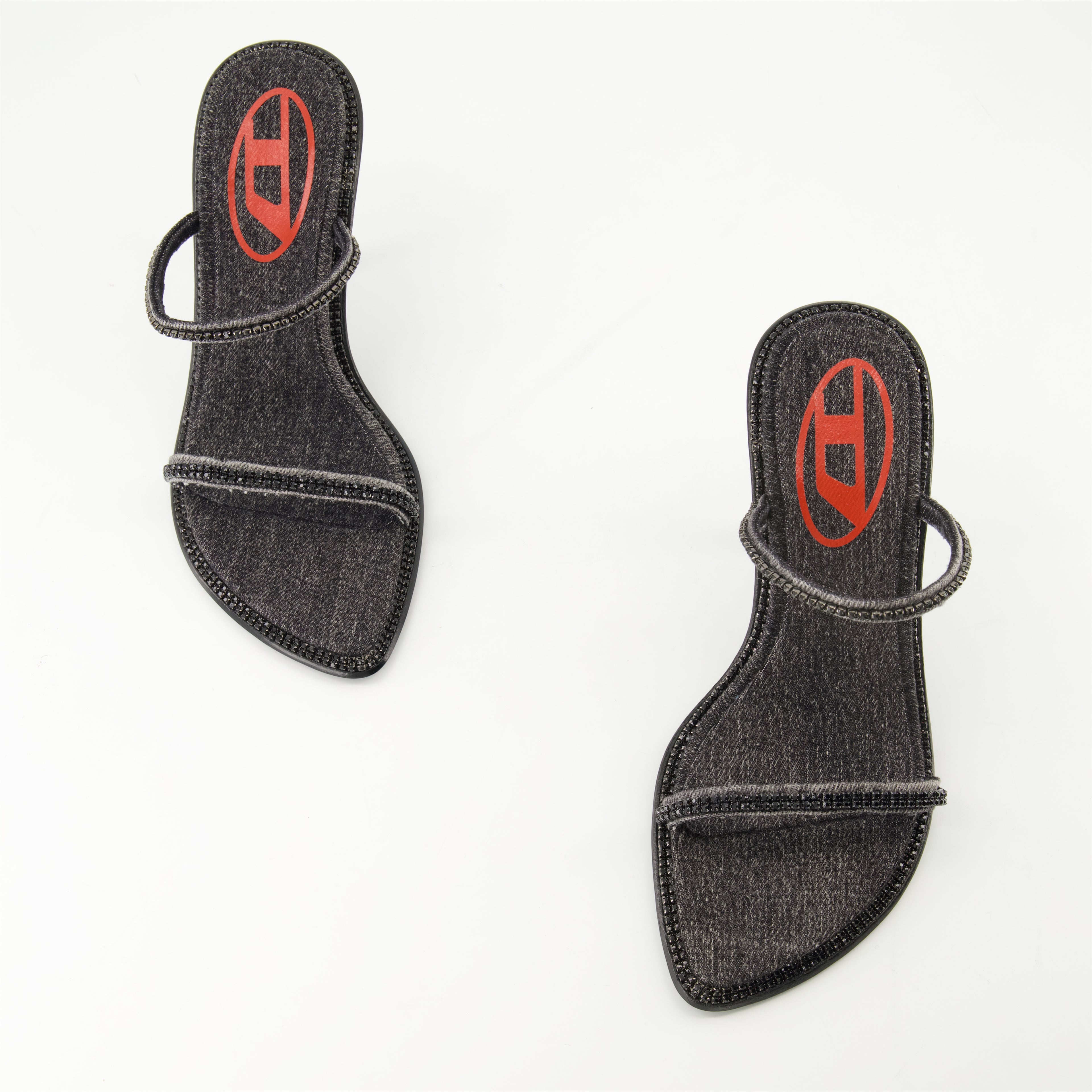 オープントゥシューズ D-havanna Sdl ヒールサンダル Diesel 黒 Femme