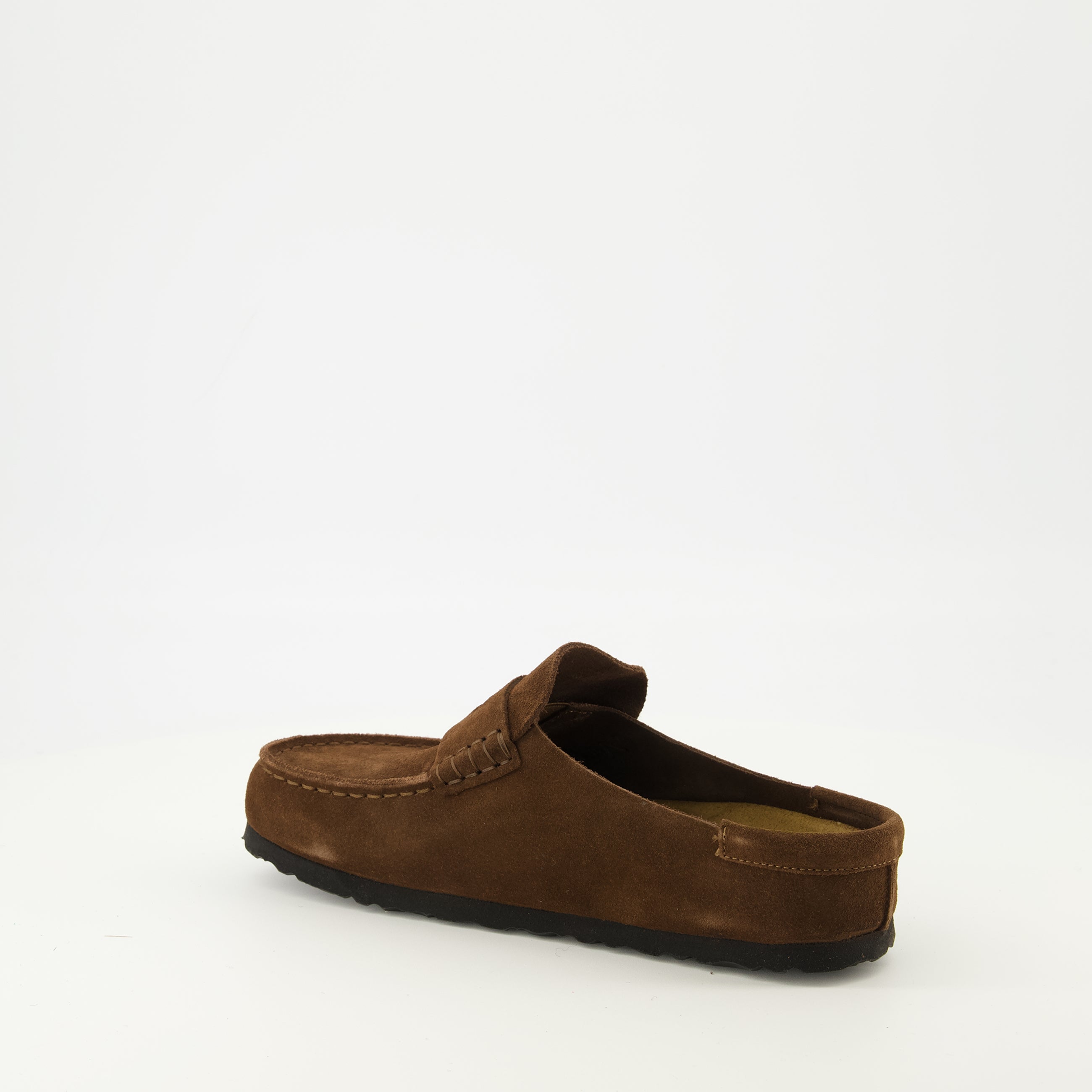 Chaussures ouvertes Mules Naples marron Birkenstock Marron Unisexe