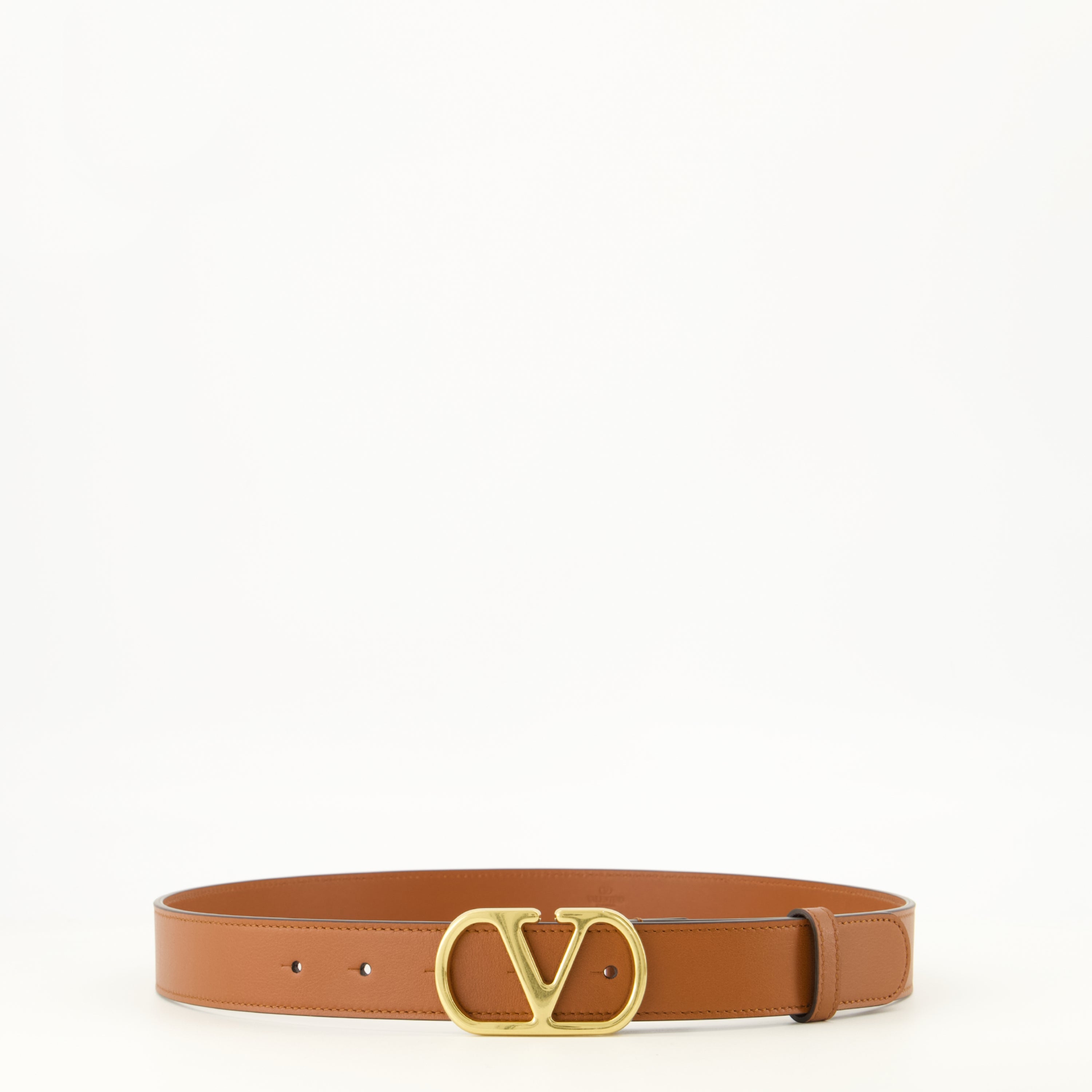 Ceintures Cintura in Pelle Marrone VLogo Valentino Garavani Marron Femme