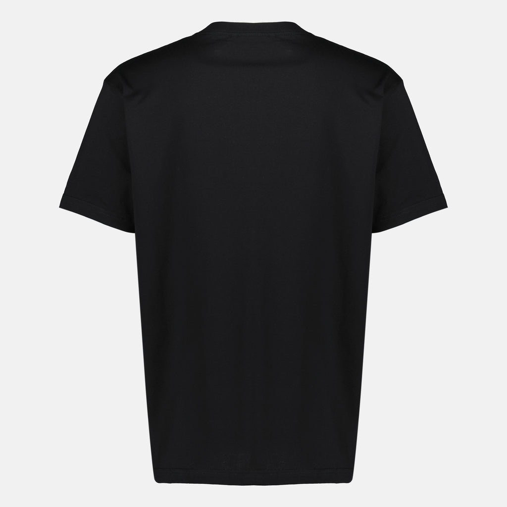 Immagine dell'articolo T-shirt nera con ricamo Book Cover in cotone del marchio Dior per Uomo - Stagione Primavera-Estate 2026 - Vista Posteriore
