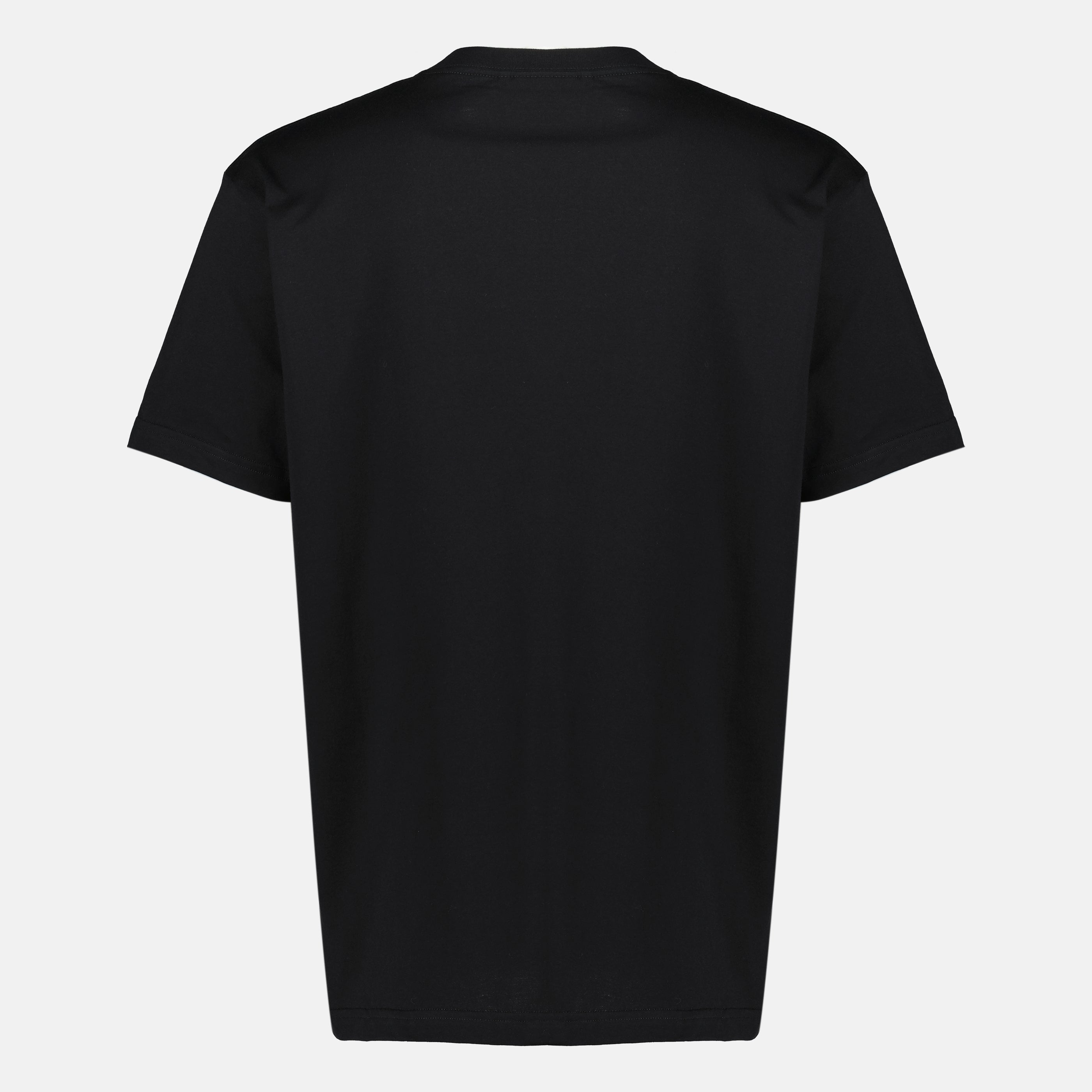 Immagine dell'articolo T-shirt nera con ricamo Book Cover in cotone del marchio Dior per Uomo - Stagione Primavera-Estate 2026 - Vista Posteriore