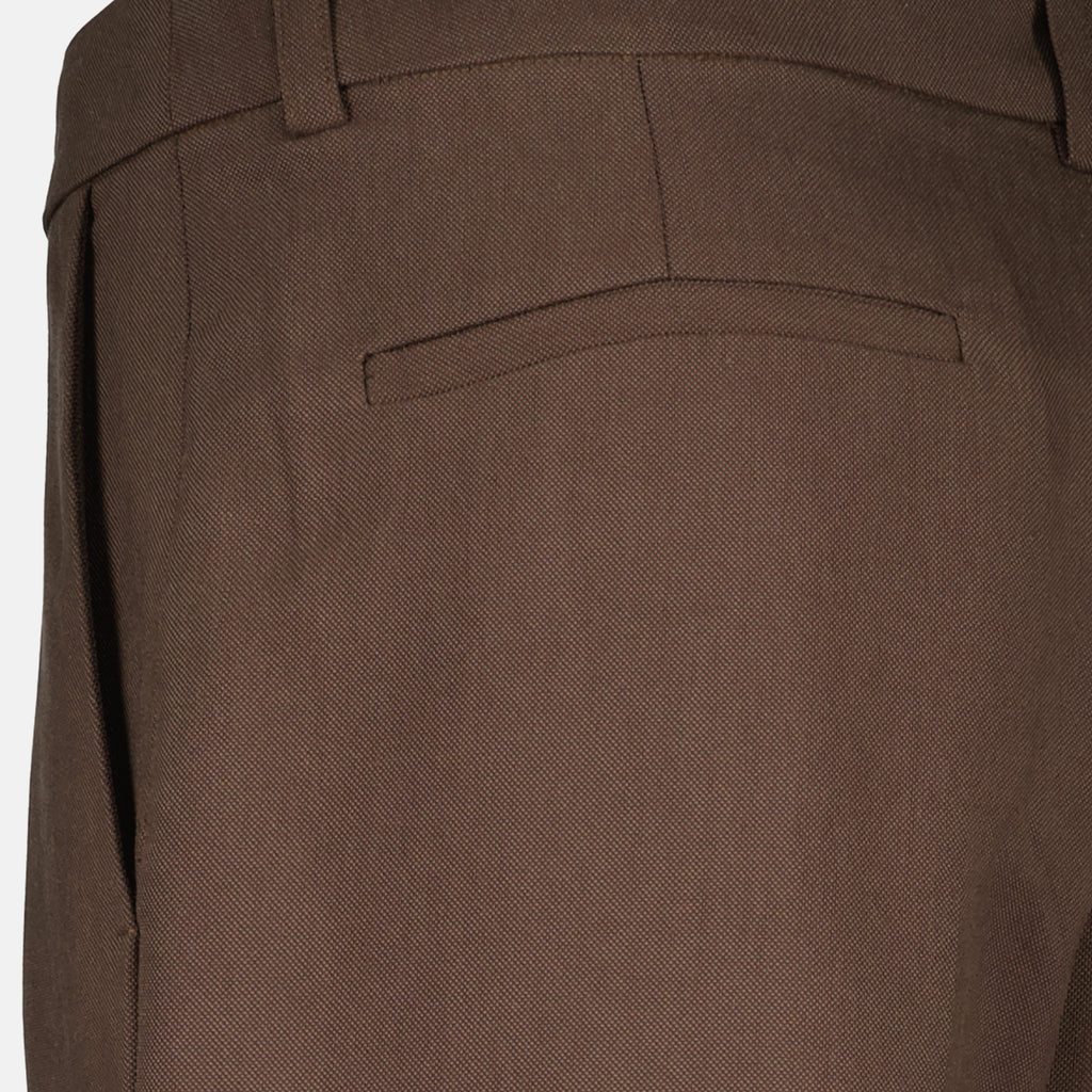 Pantalons ブラウン コットン ストレートレッグ ジーンズ Iro Marron Femme