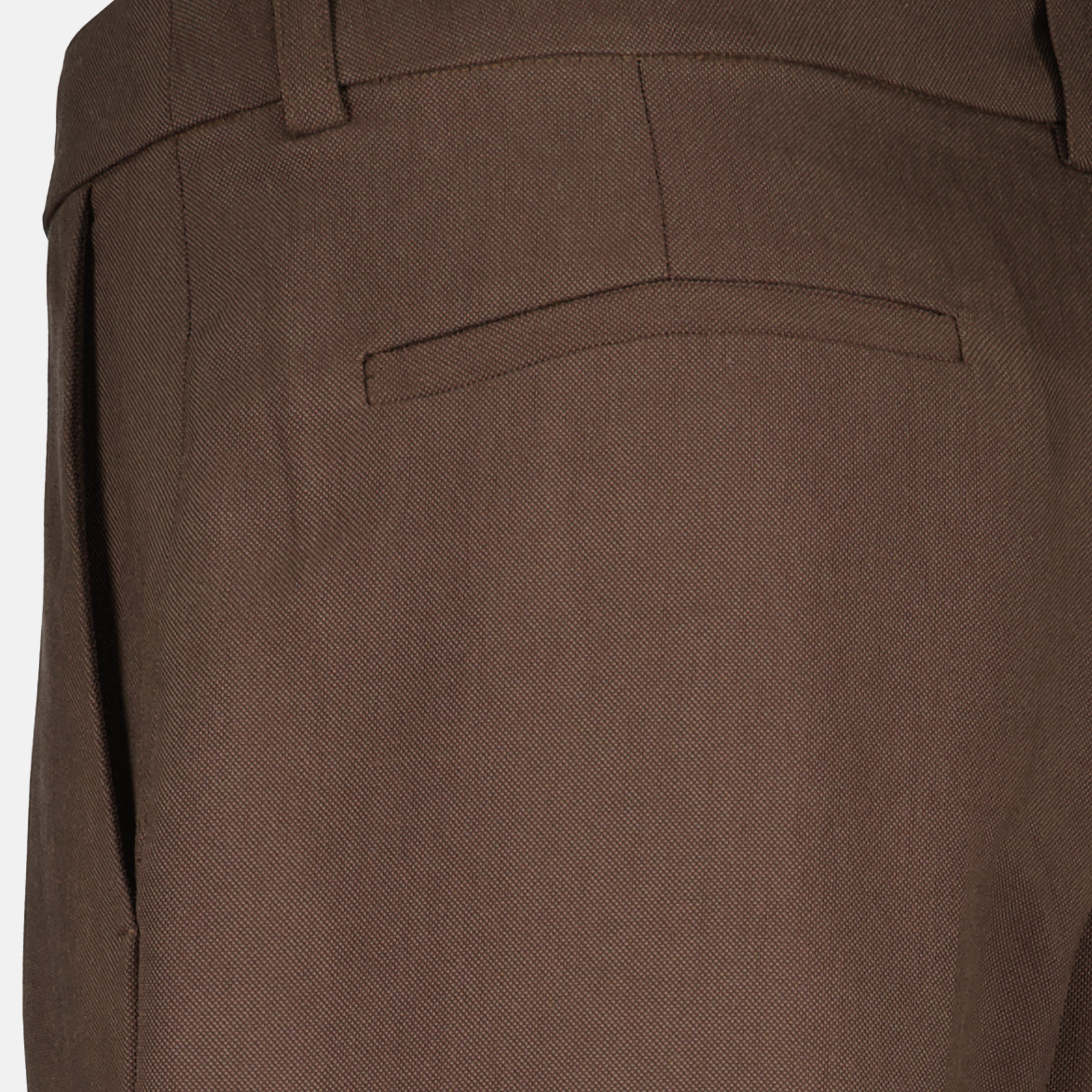 Pantalons Jeans rectos de algodón marrón Iro Marron Femme