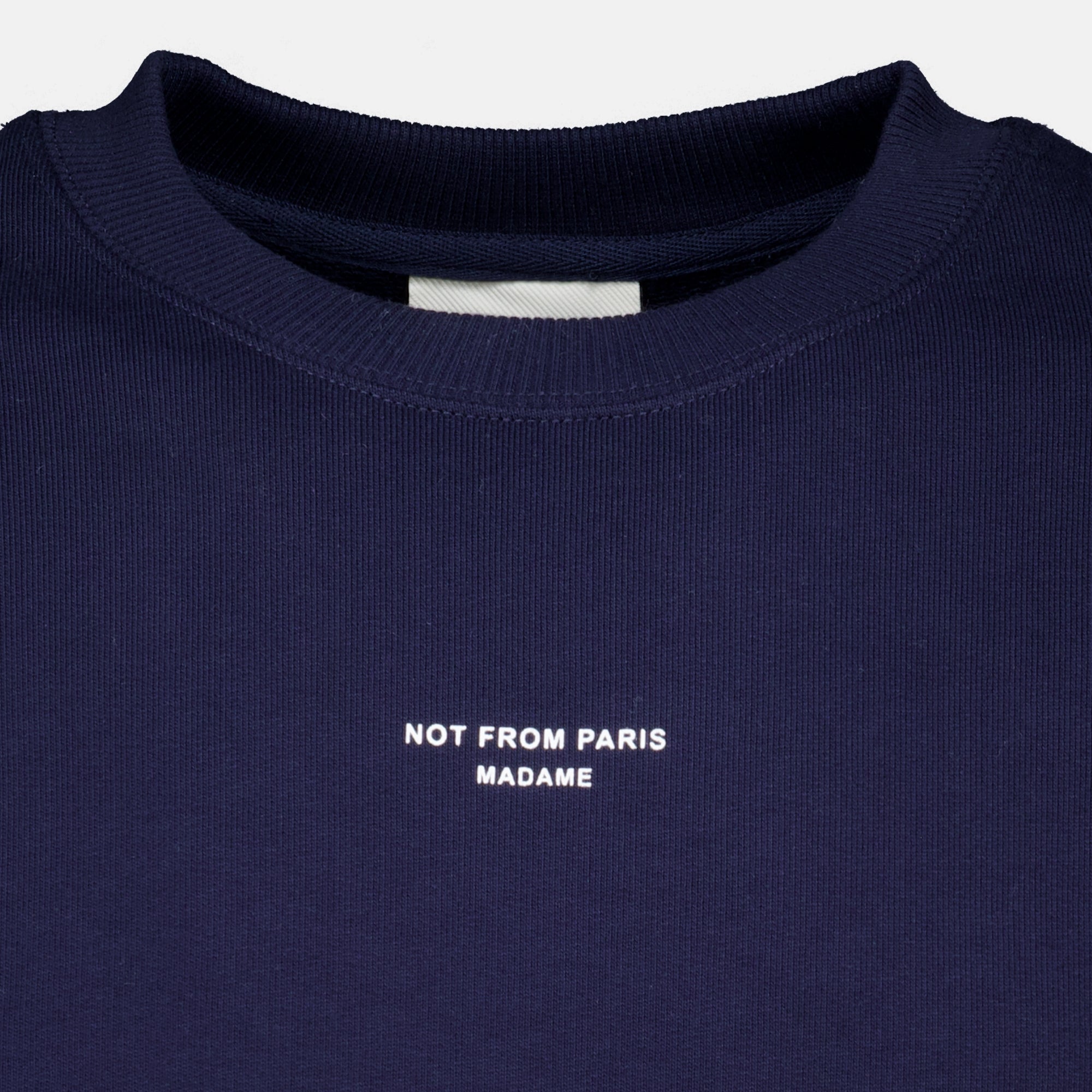 Sweatshirts Sweatshirt Slogan Azul Marinho Drole De Monsieur Bleu foncé Homme