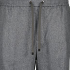 Trousers Sweatpants Moncler Gray Men
