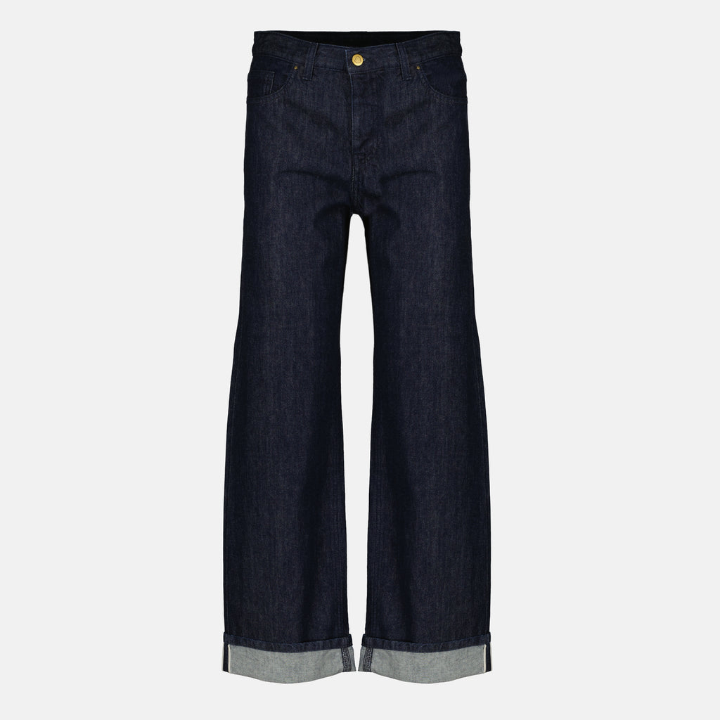 Pantalons 青いデニムジーンズ Moncler Bleu Femme
