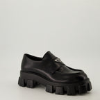 Loafer Mocassins Monolith Prada Schwarz Homme