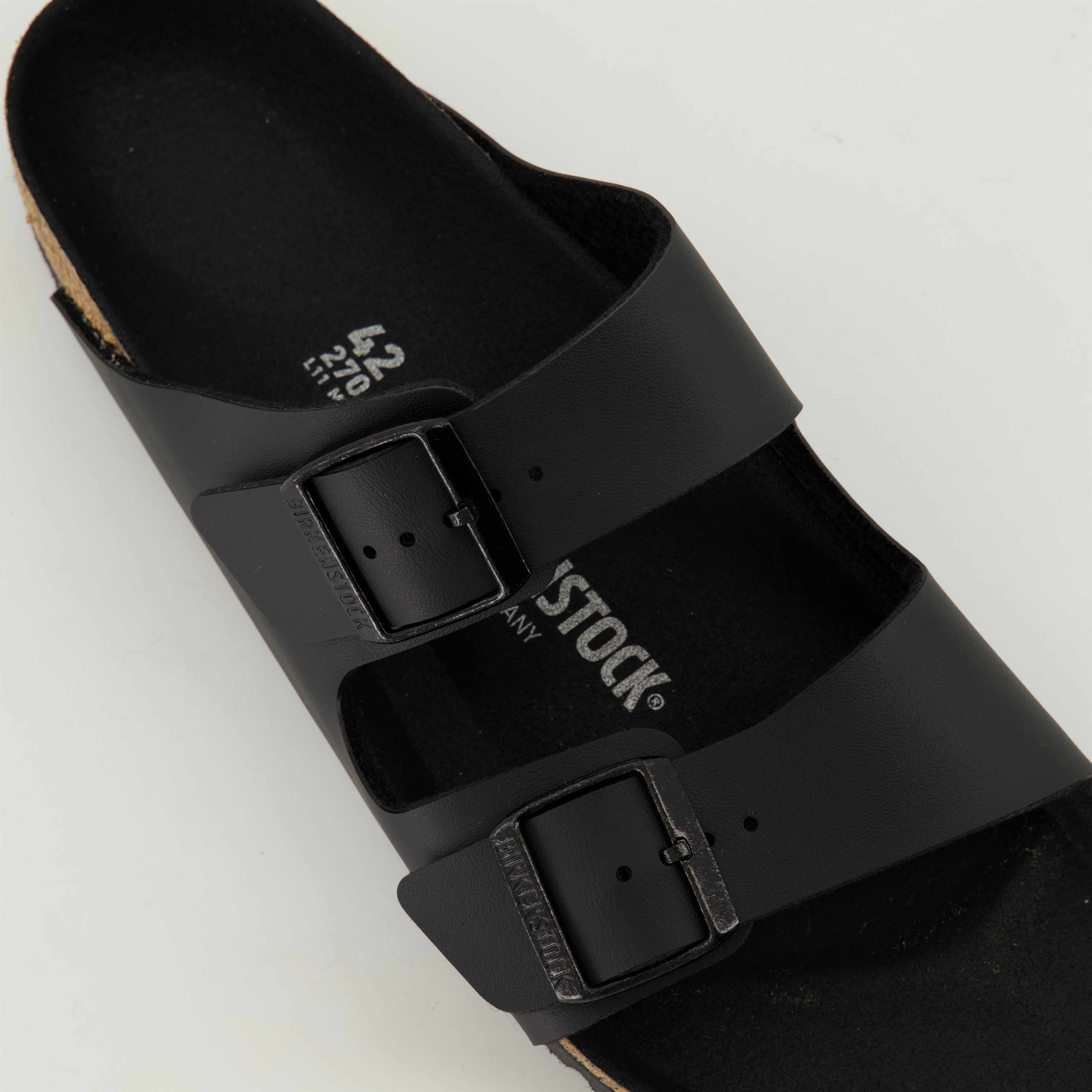 Chaussures ouvertes Sandales Arizona Birkenstock Noir Homme