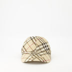 Gorras, sombreros y gorros Gorra de Cuadros Burberry Beige Unisexo