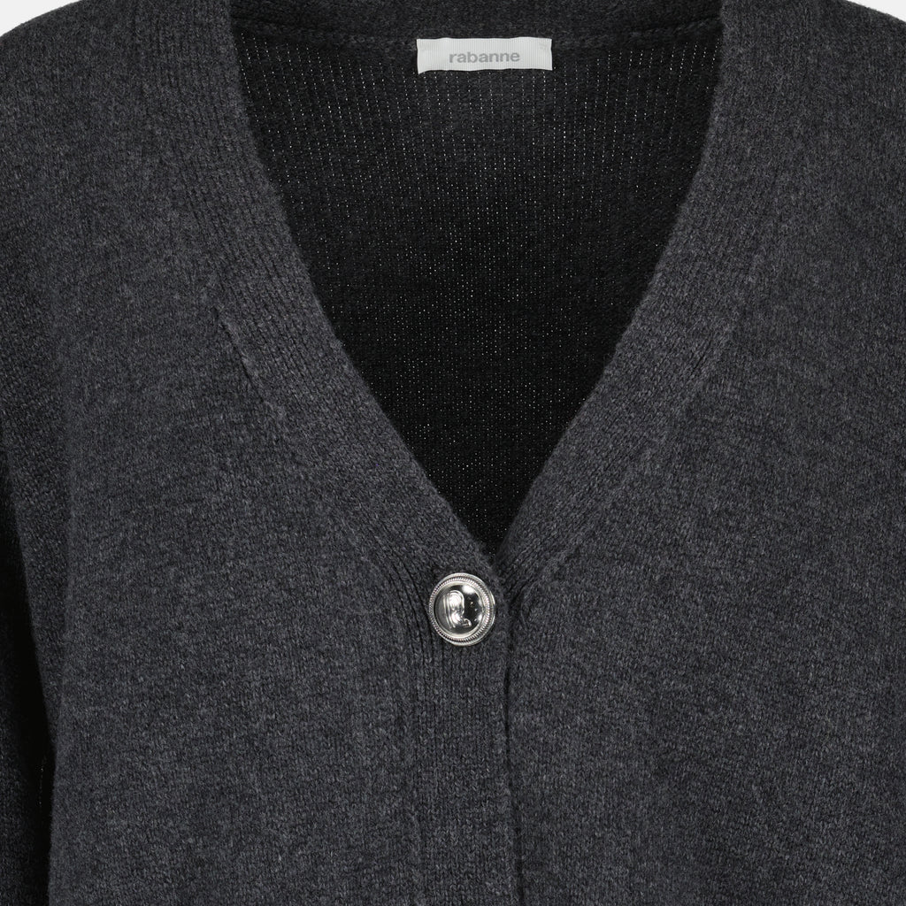 Bild des Rabanne Damen-Wollcardigans - Herbst-Winter 2025 - Detailansicht_3