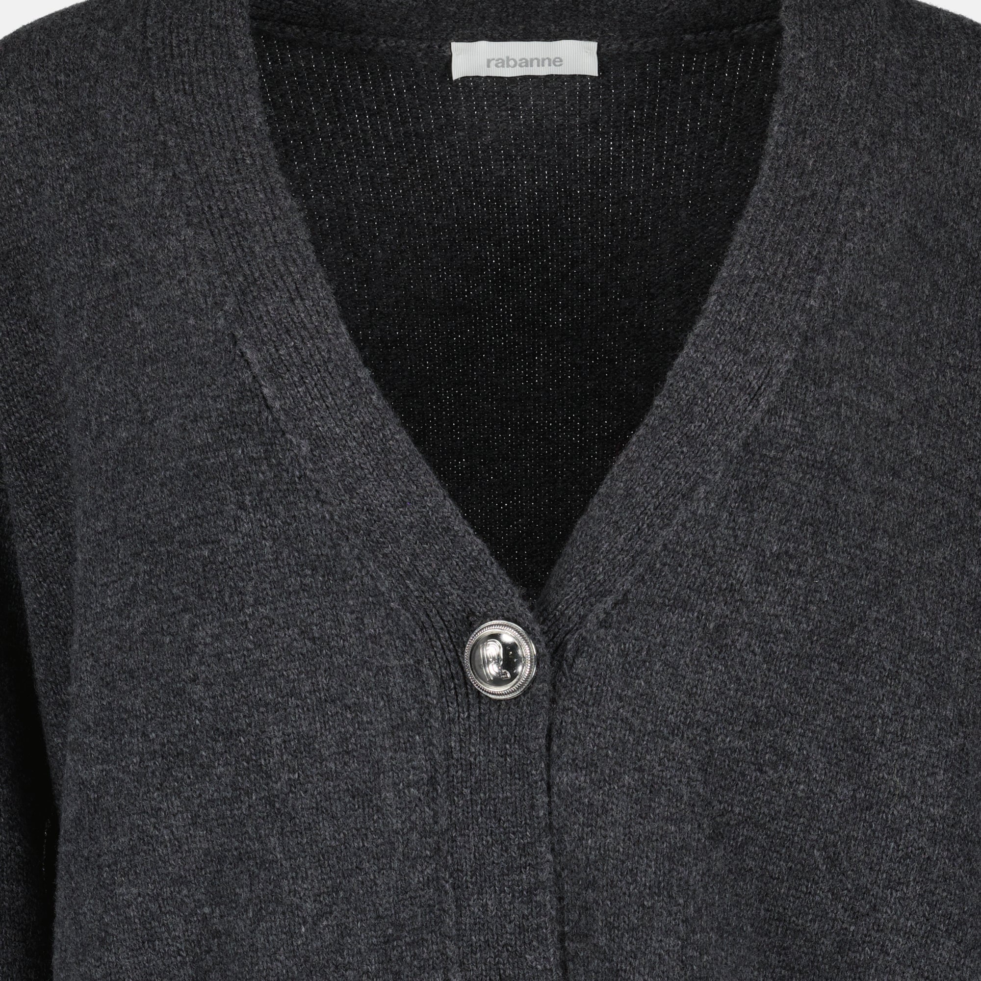 Bild des Rabanne Damen-Wollcardigans - Herbst-Winter 2025 - Detailansicht_3