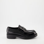 ローファー レザー ローファー Prada 黒 Homme
