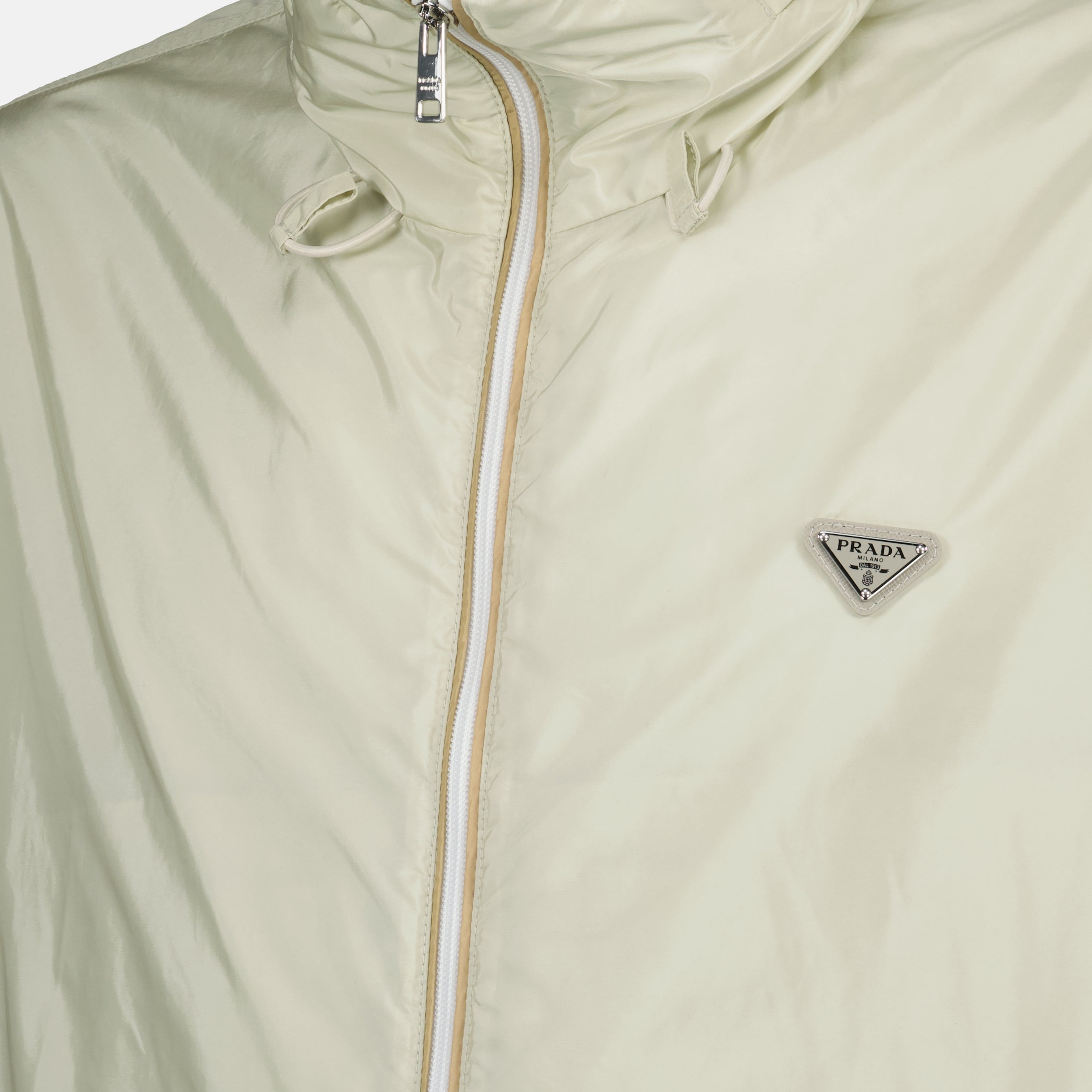 Vestes Veste en Re-nylon beige Prada Beige Homme