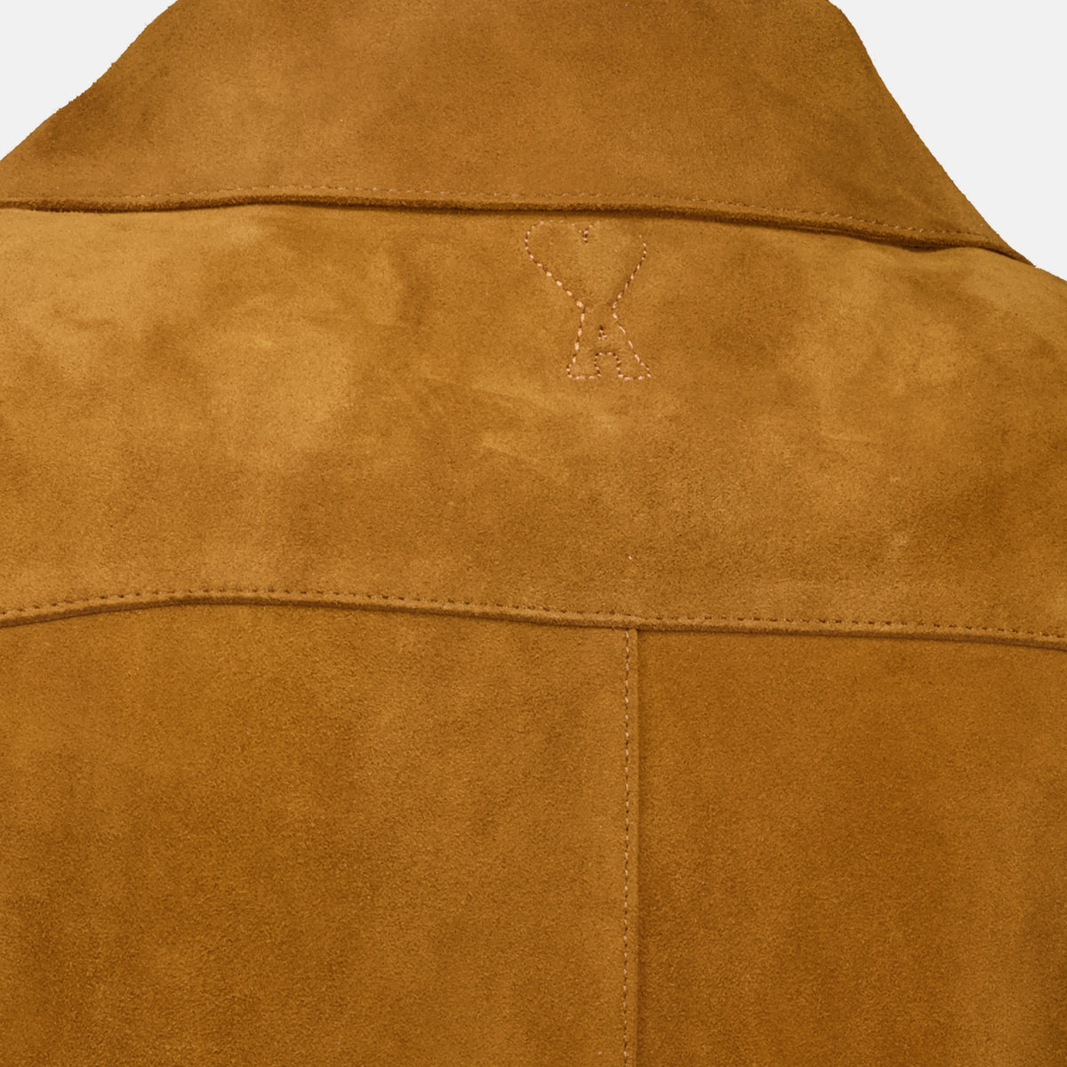 Manteaux Braune Wildleder-Überhemd Ami PARIS Marron Unisexe