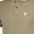 Polos Polo Ami de coeur Ami PARIS Beige Homme