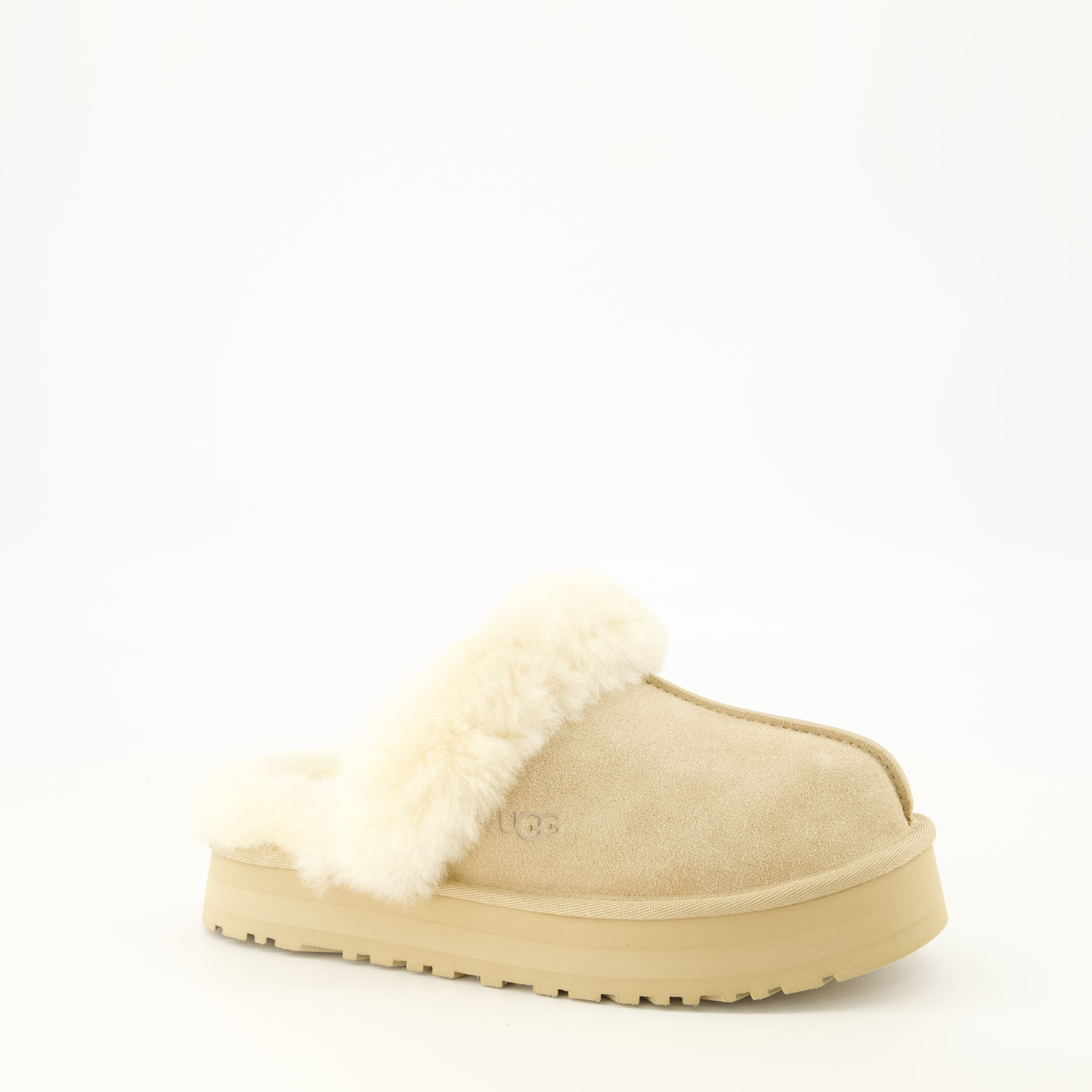 Chaussures ouvertes Mules Disquette Beijes Ugg Beige Femme