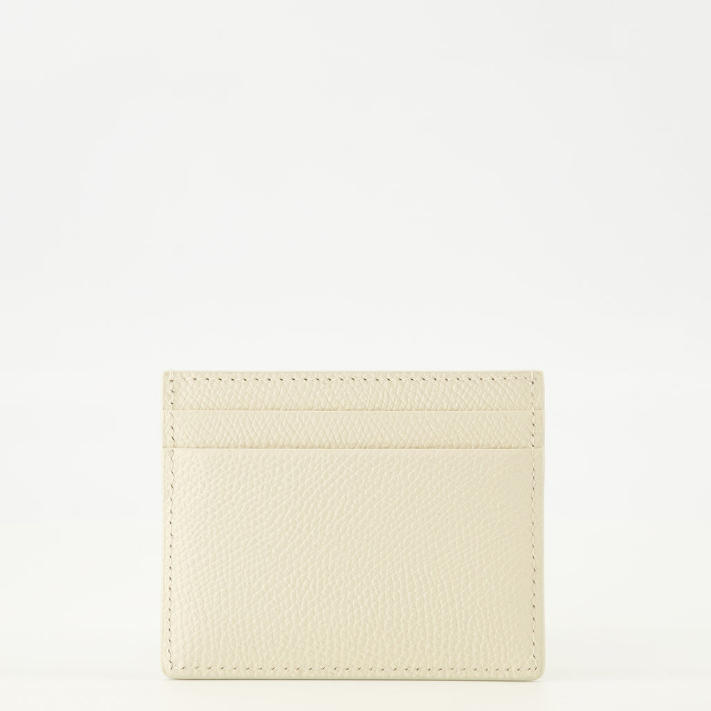 Petite maroquinerie Porte-cartes VLogo en cuir beige Valentino Garavani Beige Femme