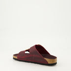 Scarpe aperte Claquettes Arizona Birkenstock Bordeaux Femme