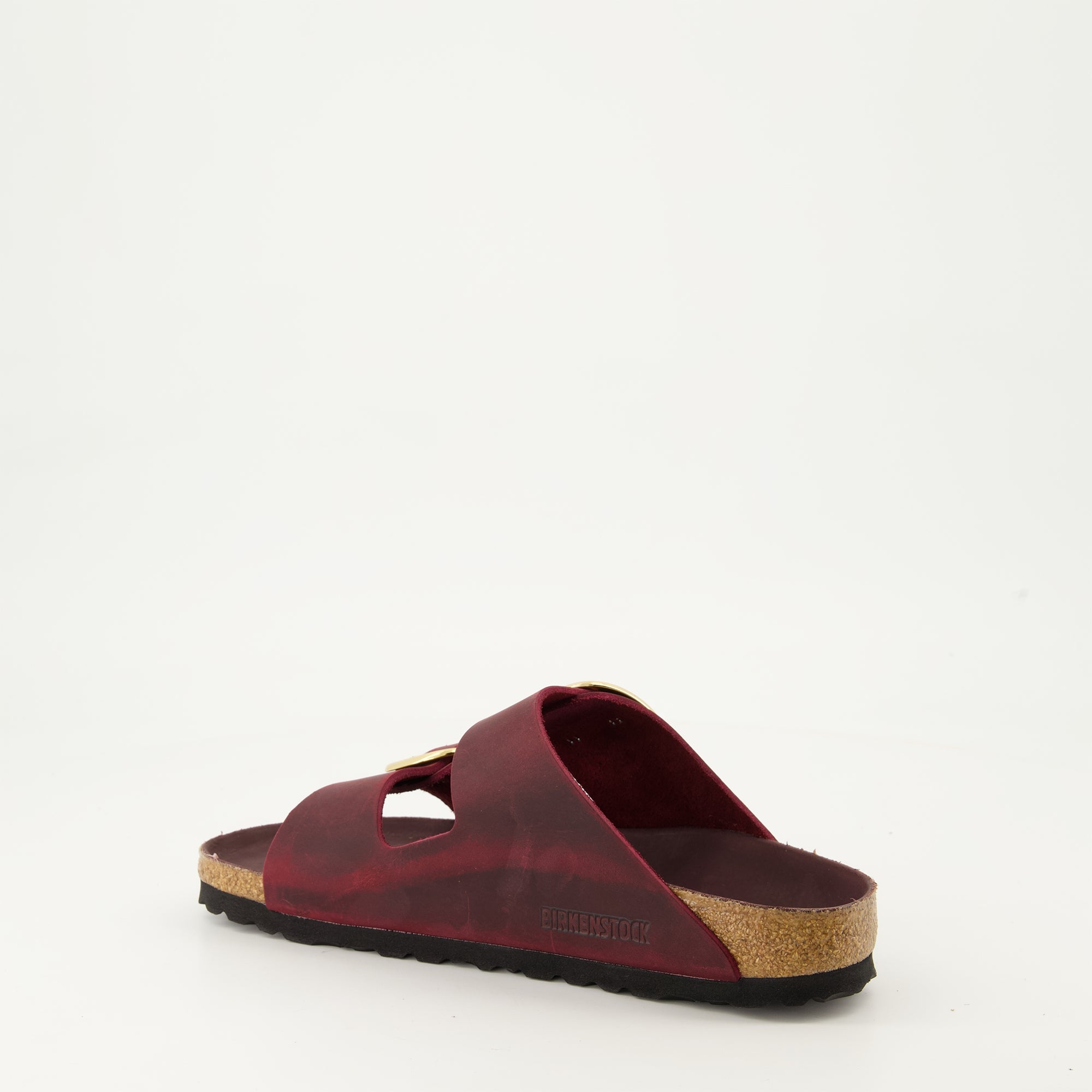 Offene schuhe Claquettes Arizona Birkenstock Bordeaux Femme