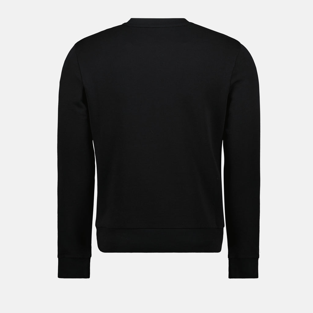Sweatshirts Sweat en coton à logo Moncler Noir Homme