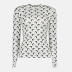 Image de l'article Top Jersey Moon de la marque Marine Serre pour Femme - Saison Automne-Hiver 2025 - Vue de Face
