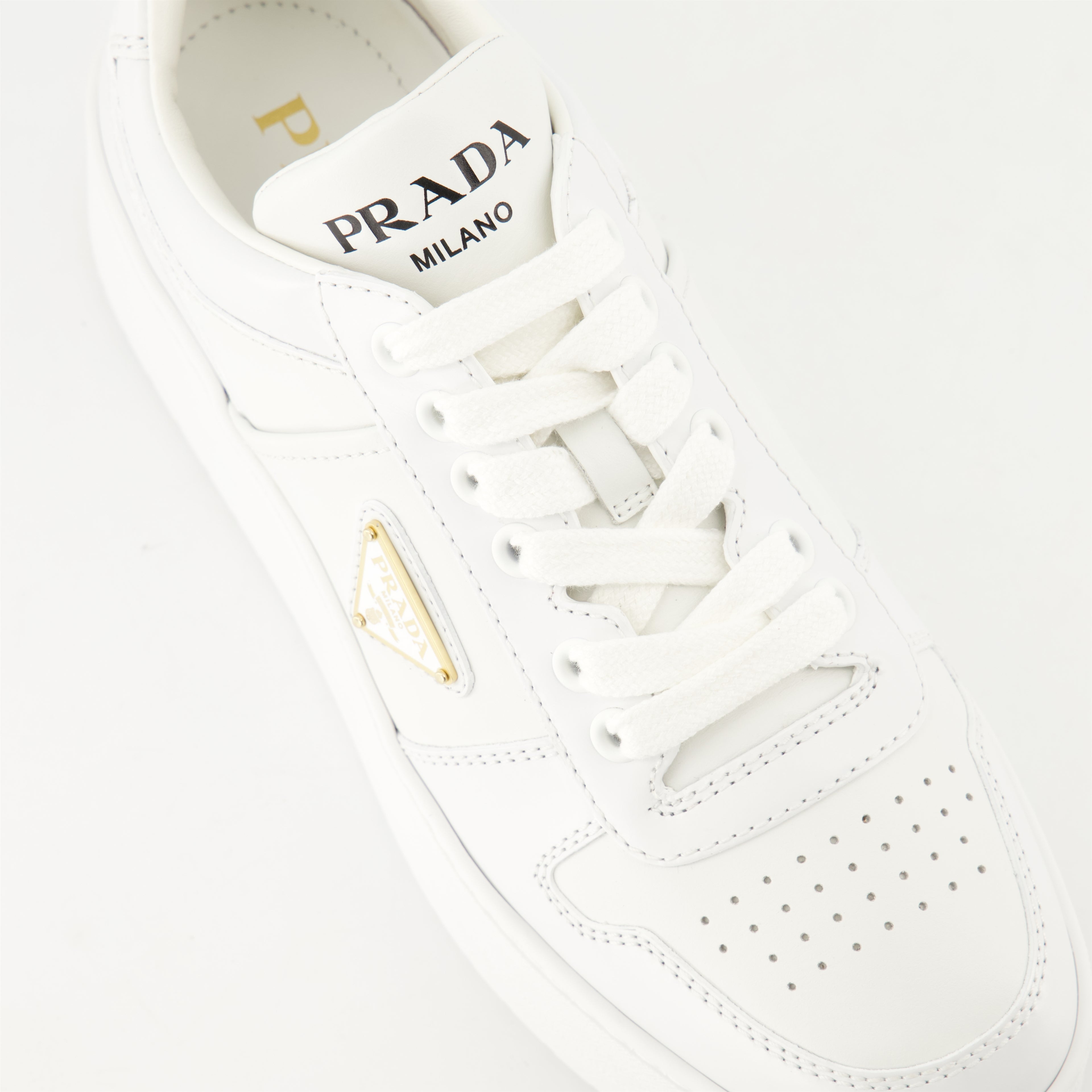Sneakers Downtown Platform Sneakers Prada White Femme