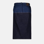 Gonne Jupe en jean Fendi Blu scuro Femme