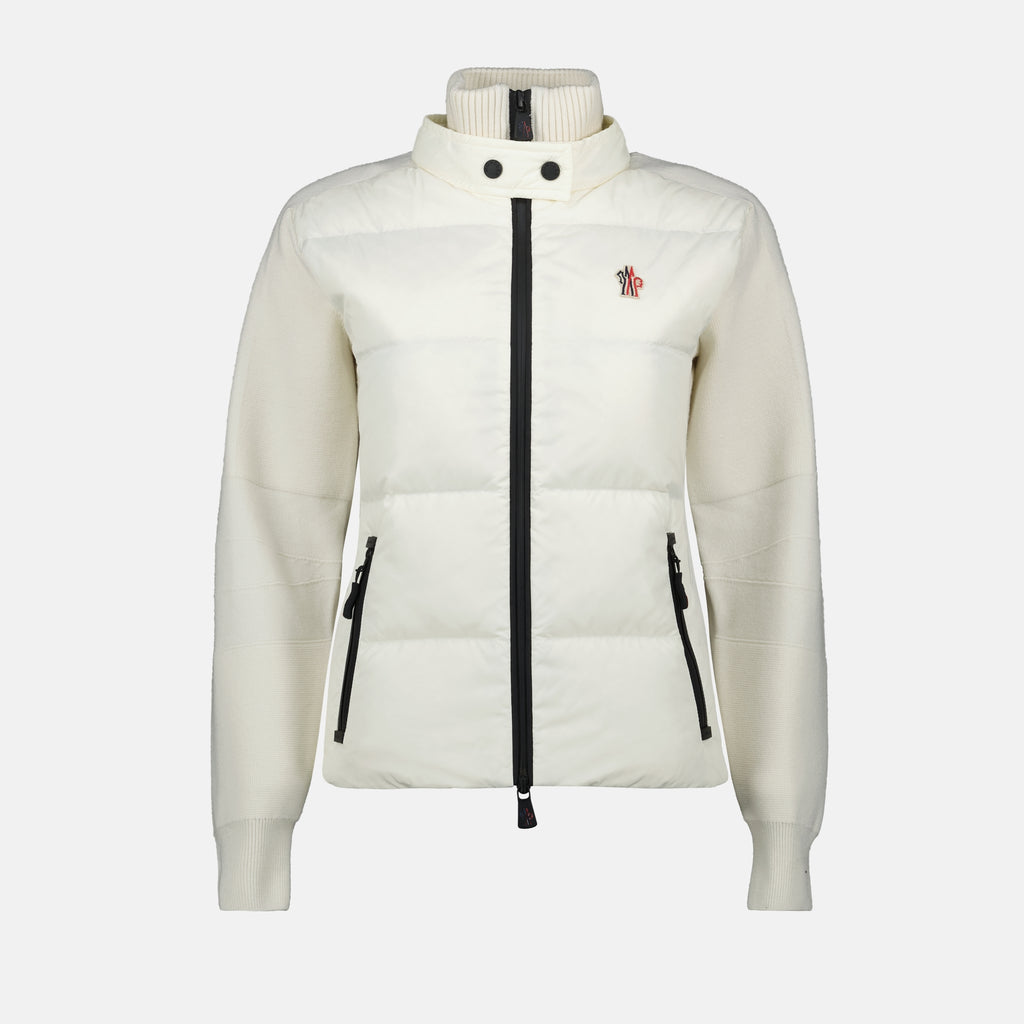 Jackets Quilted Cardigan Moncler Grenoble White Femme