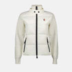Giacche Cardigan Matelassé Moncler Grenoble Bianco Femme