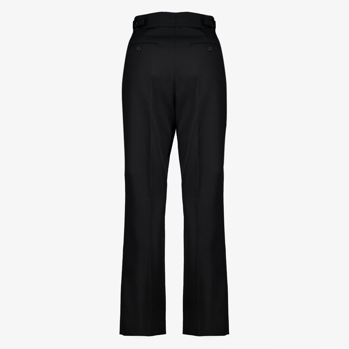Pantalons Schwarze Gabardine-Hosen Prada Noir Femme