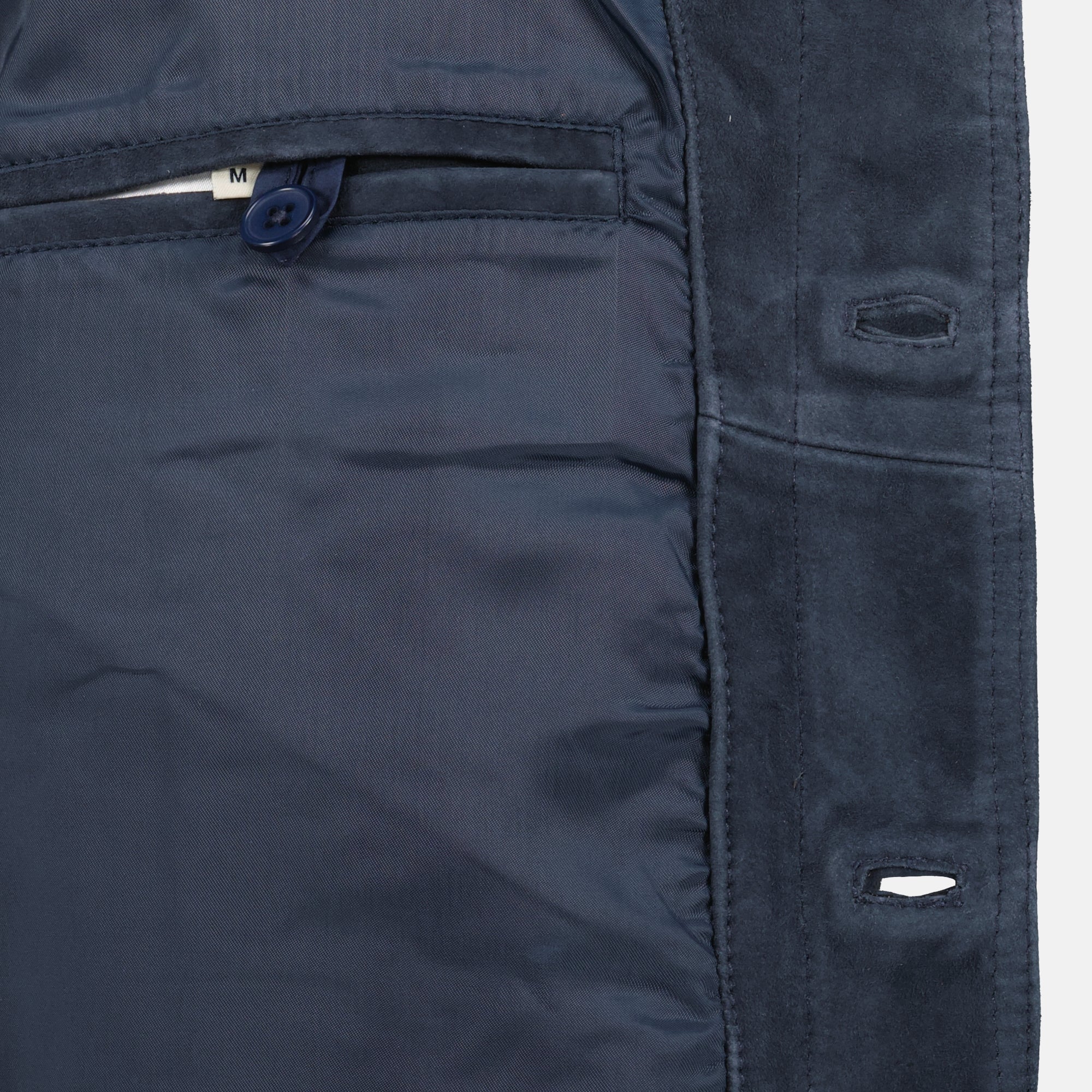 Vestes Veste Loki en suède Officine Générale Bleu foncé Homme