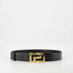 Belts Greca Belt Versace Black Homme