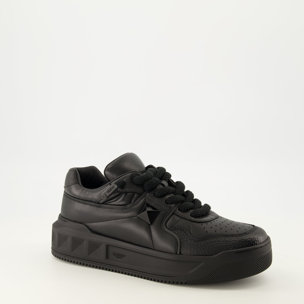 Baskets One Stud XL Schwarze Sneakers Valentino Garavani Noir Homme