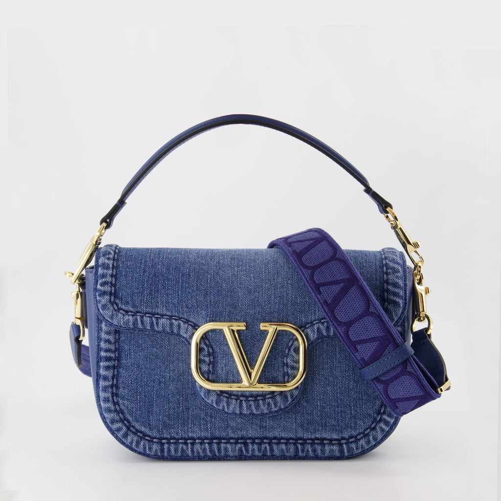 ハンドバッグ・ショルダーバッグ オールタイムデニムバッグ Valentino Garavani 青 女性